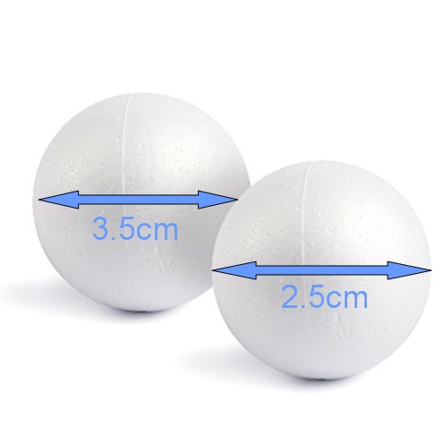 Styrofoam Balls 2.5/3.5cm